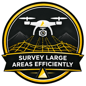 Survey Large Areas Efficiently badge